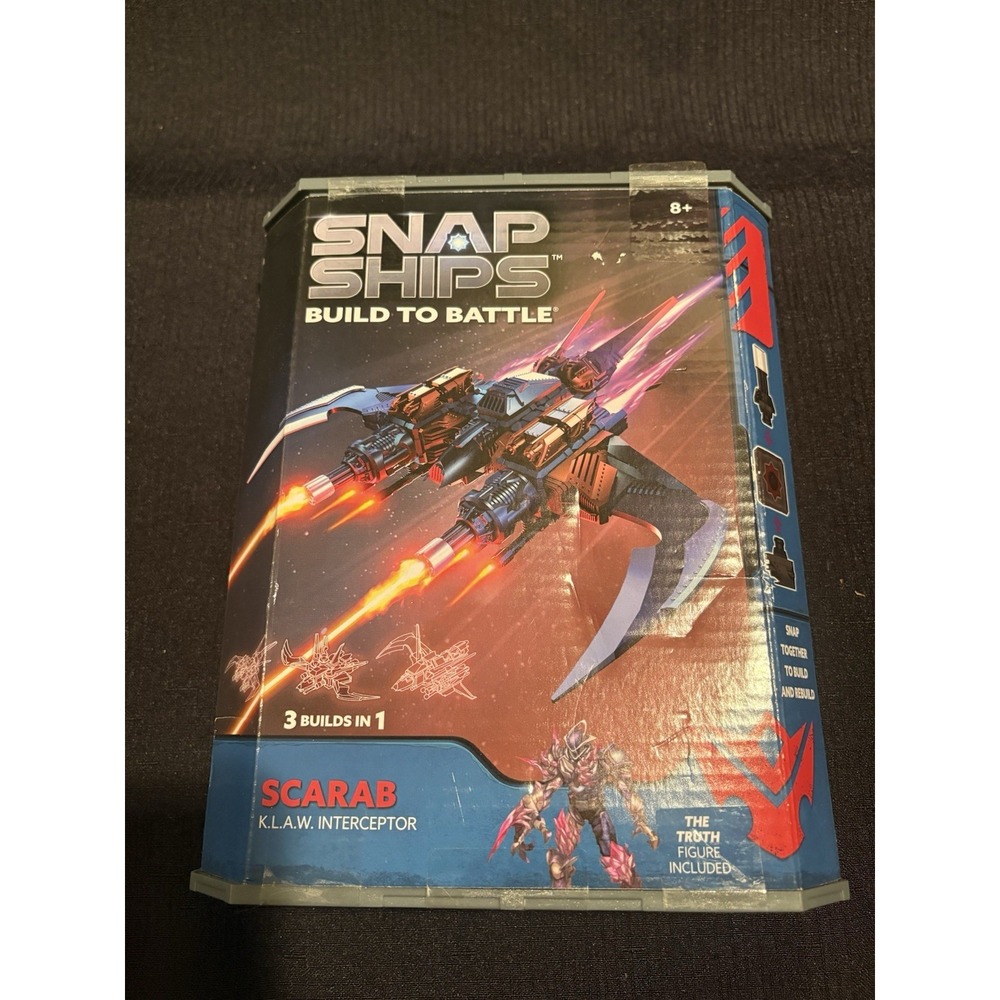 Snap Ships Scarab K.L.A.W. Interceptor Building Set PlayMonster 9506 3-in-1 Toy